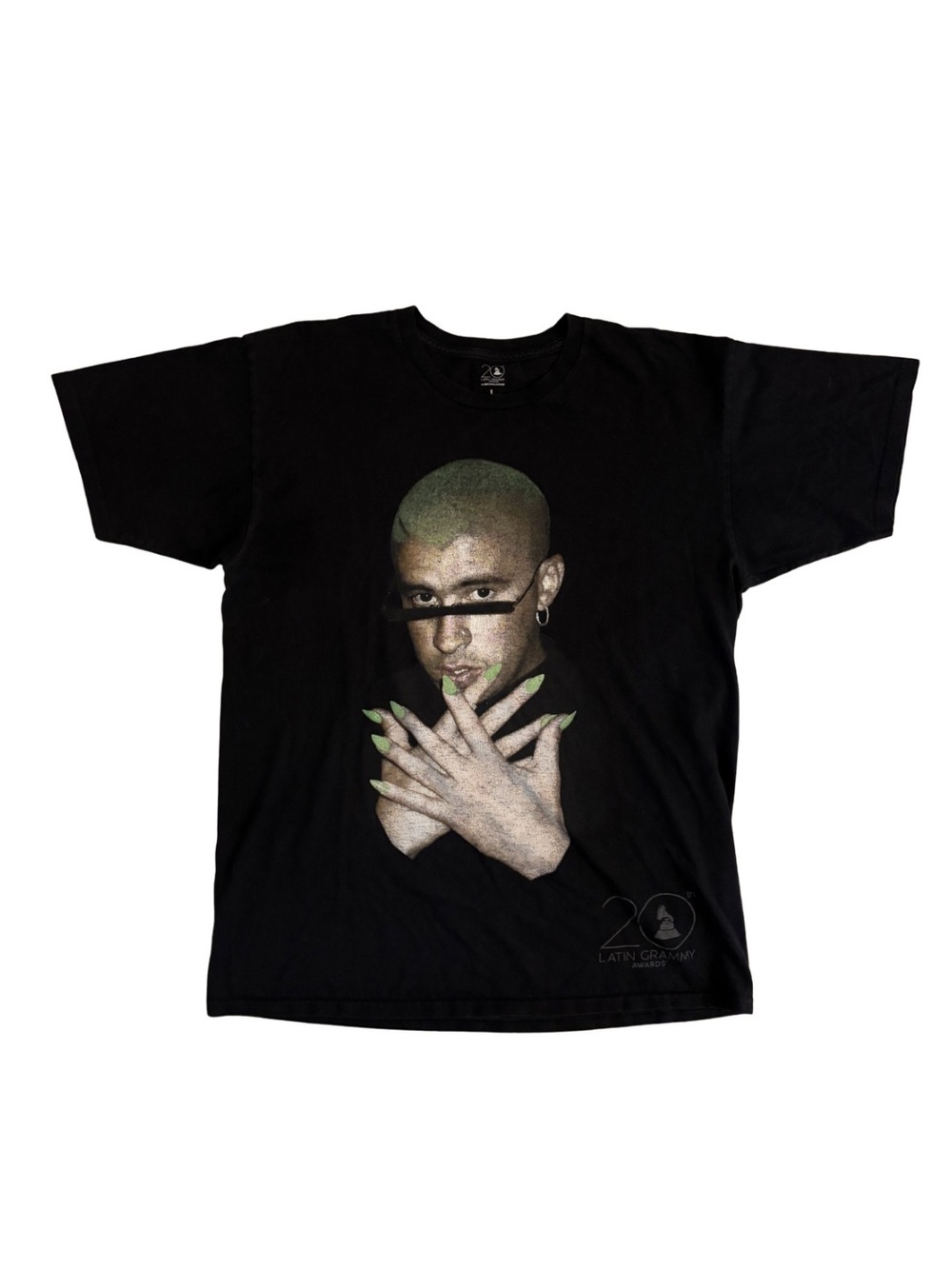 Latin Grammy’s “Bad Bunny” Black Graphic Men’s T-Shirt